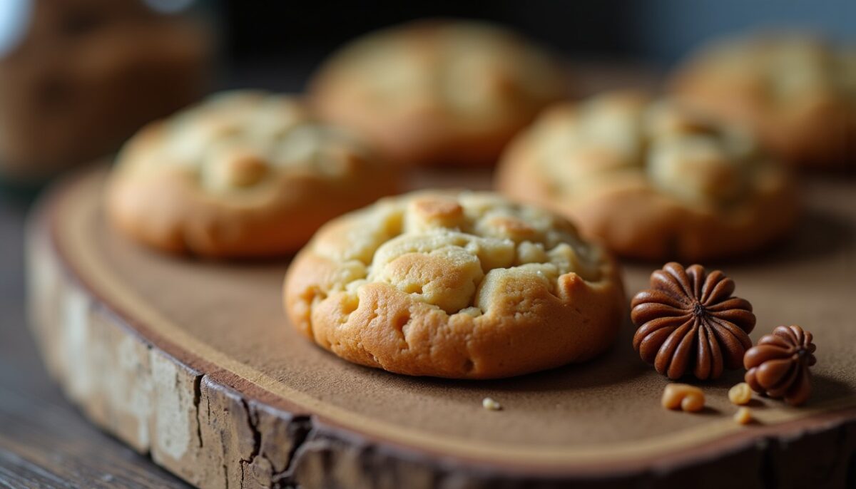 Délicieux cookies gourmands à la purée de noisette maison