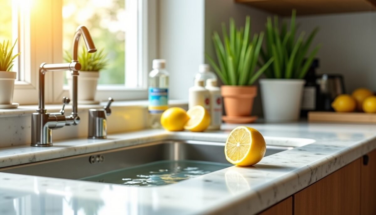 Évier de cuisine bouché ? Découvrez des astuces naturelles et simples pour le déboucher efficacement