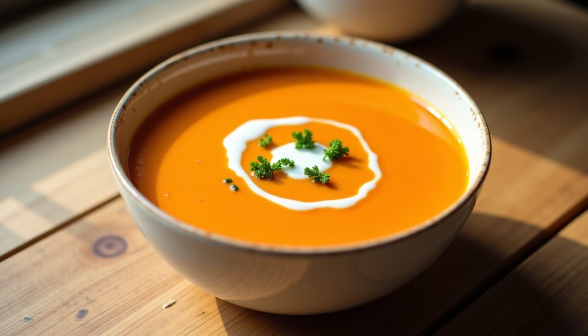 Délice onctueux : velouté de carottes facile et savoureux