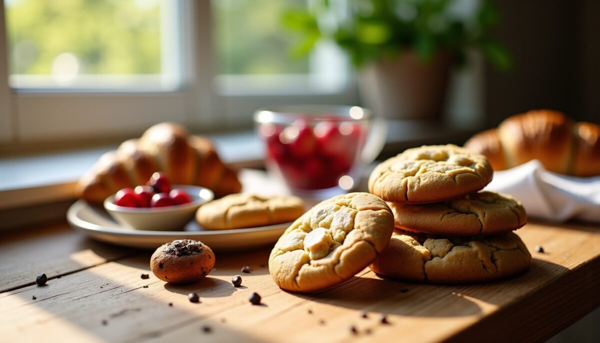 Délices du matin : Recettes sucrées et biscuits gourmands pour un goûter irrésistible