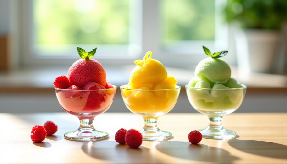 Sorbets maison sans sorbetière : recettes simples et fraîches à réaliser soi-même